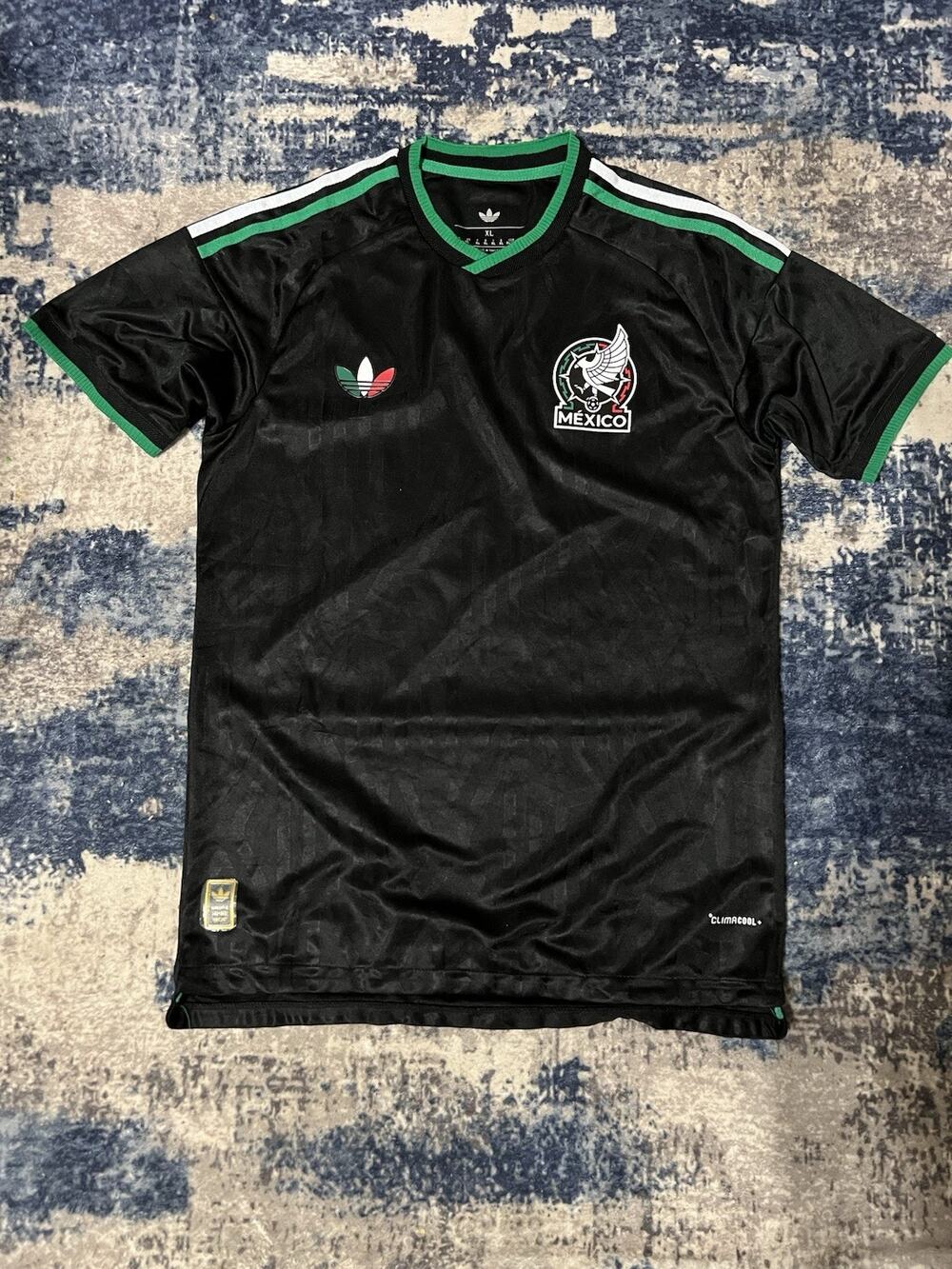 Size XL- Adidas Mexico FC 2026 Black Fan Version Soccer Jersey